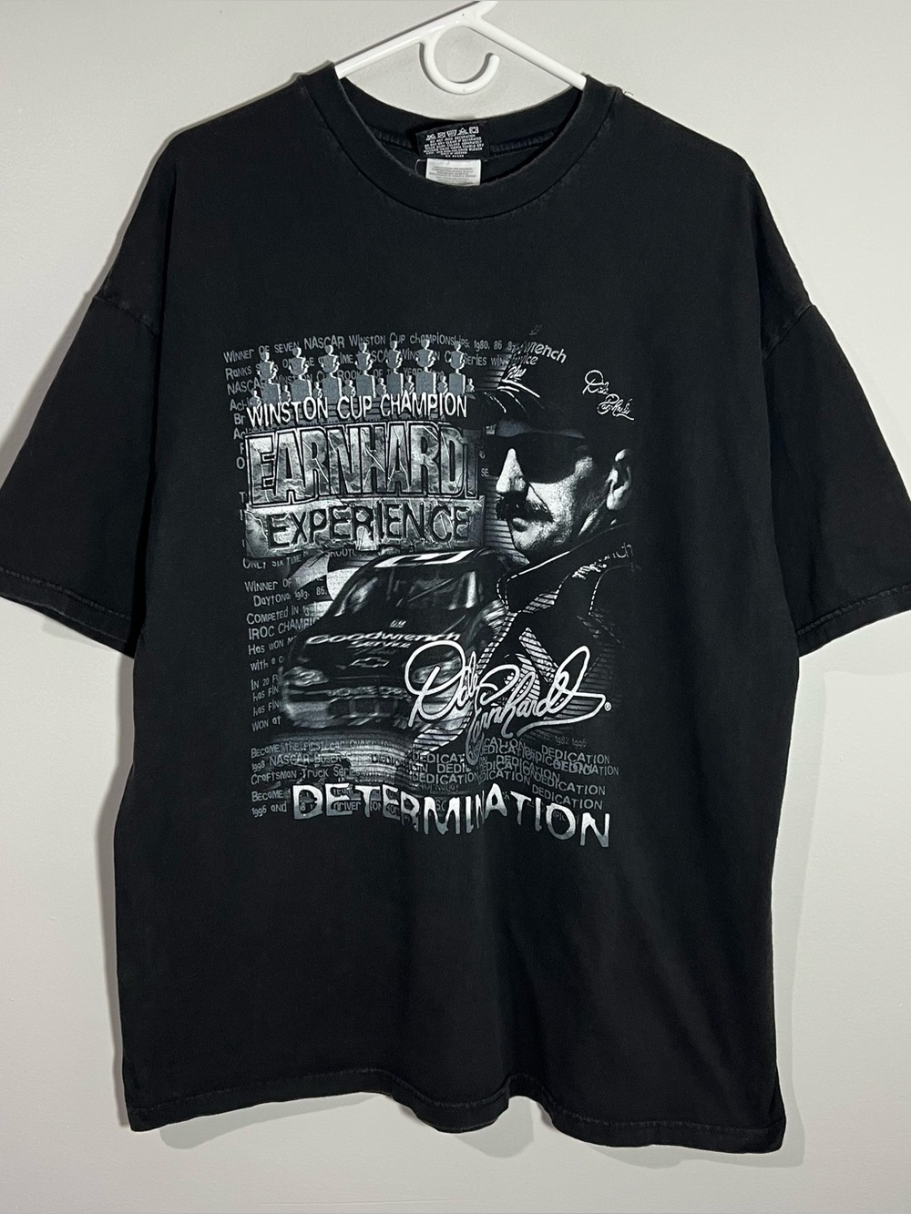 Chase Authentics NASCAR Dale Earnhardt Determination Matter Of Fact T-Shirt XXL